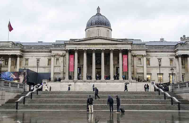 98 - Inglaterra - Londres - Trafalgar Square - National Gallery